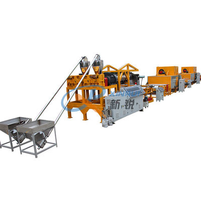 Ce 55kw*2 maakt pvc-Rol Mat Manufacturing Machine waterdicht