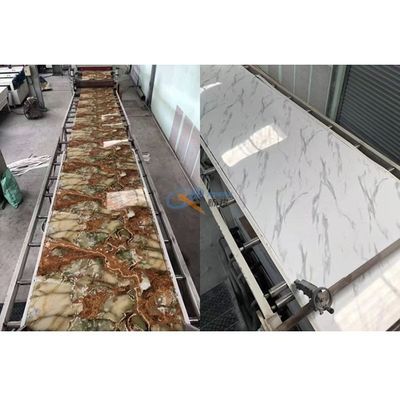 1220mm de 6mm Marmeren Machine van de het Bladlaminering van pvc